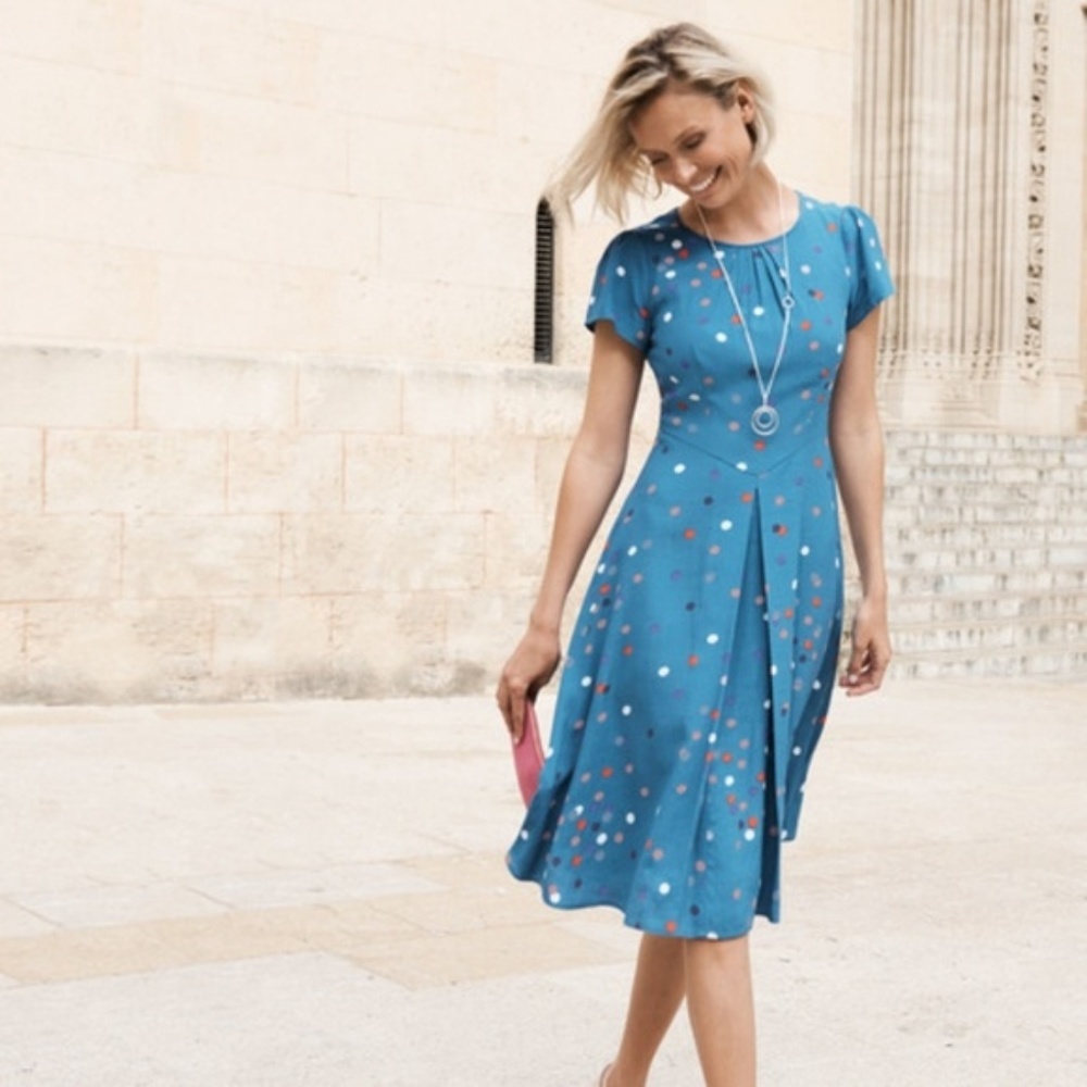 Boden Calissa Spotted Dress